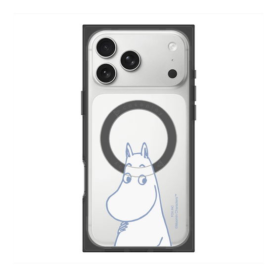 プレミアムスクエアケース with MagSafe［ MOOMIN - Familiar face ］