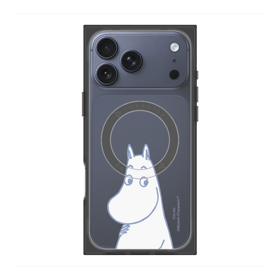 プレミアムスクエアケース with MagSafe［ MOOMIN - Familiar face ］