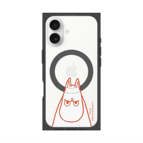 プレミアムスクエアケース with MagSafe［ MOOMIN - Angry face ］