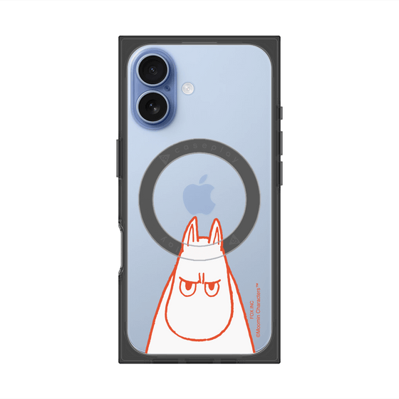 プレミアムスクエアケース with MagSafe［ MOOMIN - Angry face ］