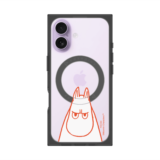 プレミアムスクエアケース with MagSafe［ MOOMIN - Angry face ］