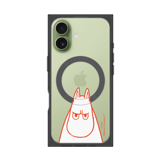プレミアムスクエアケース with MagSafe［ MOOMIN - Angry face ］