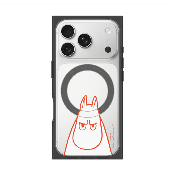 プレミアムスクエアケース with MagSafe［ MOOMIN - Angry face ］