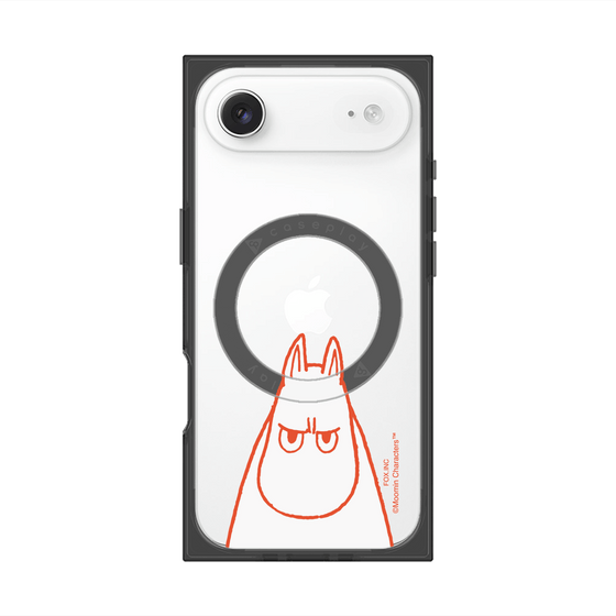 プレミアムスクエアケース with MagSafe［ MOOMIN - Angry face ］