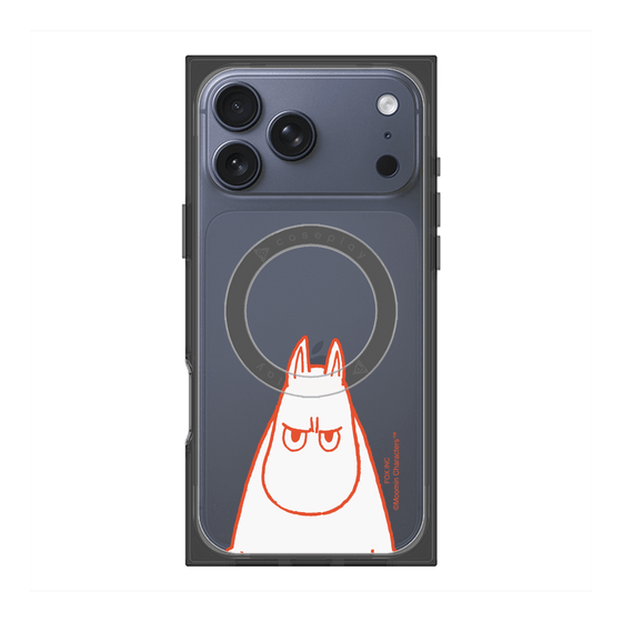 プレミアムスクエアケース with MagSafe［ MOOMIN - Angry face ］