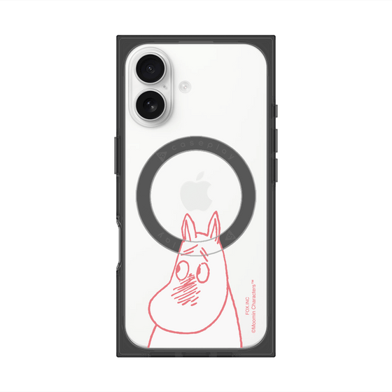 プレミアムスクエアケース with MagSafe［ MOOMIN - Blushing face ］
