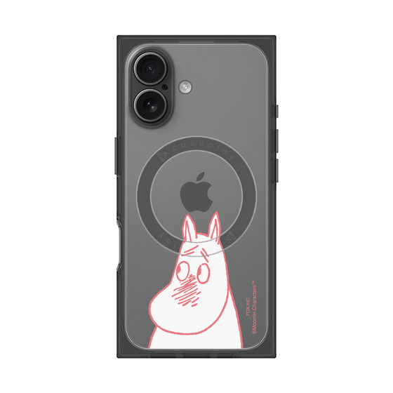 プレミアムスクエアケース with MagSafe［ MOOMIN - Blushing face ］