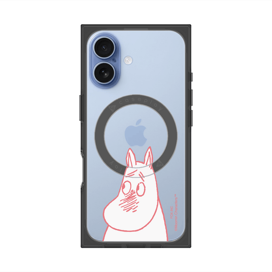 プレミアムスクエアケース with MagSafe［ MOOMIN - Blushing face ］