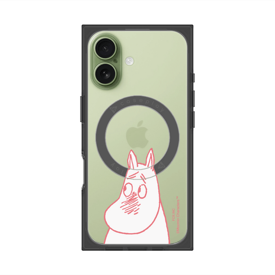 プレミアムスクエアケース with MagSafe［ MOOMIN - Blushing face ］