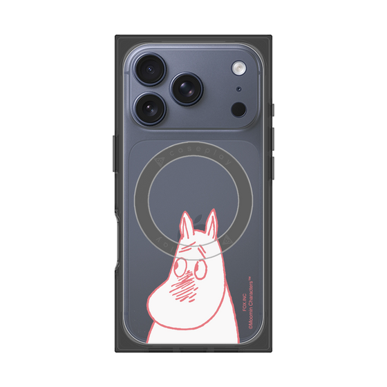 プレミアムスクエアケース with MagSafe［ MOOMIN - Blushing face ］