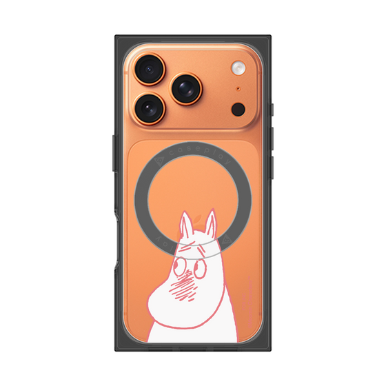 プレミアムスクエアケース with MagSafe［ MOOMIN - Blushing face ］