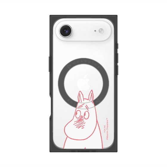 プレミアムスクエアケース with MagSafe［ MOOMIN - Blushing face ］