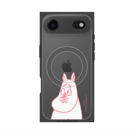 プレミアムスクエアケース with MagSafe［ MOOMIN - Blushing face ］