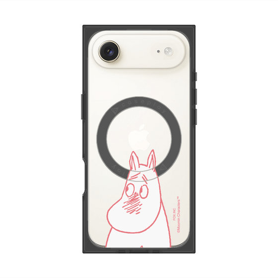 プレミアムスクエアケース with MagSafe［ MOOMIN - Blushing face ］