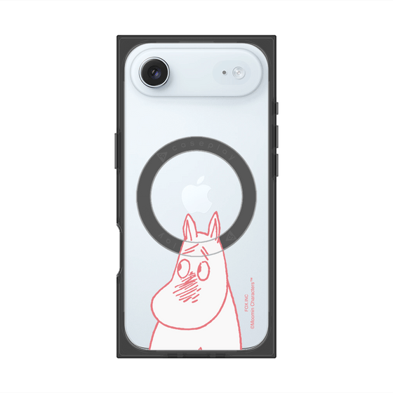 プレミアムスクエアケース with MagSafe［ MOOMIN - Blushing face ］