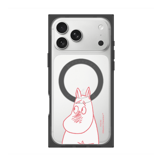 プレミアムスクエアケース with MagSafe［ MOOMIN - Blushing face ］