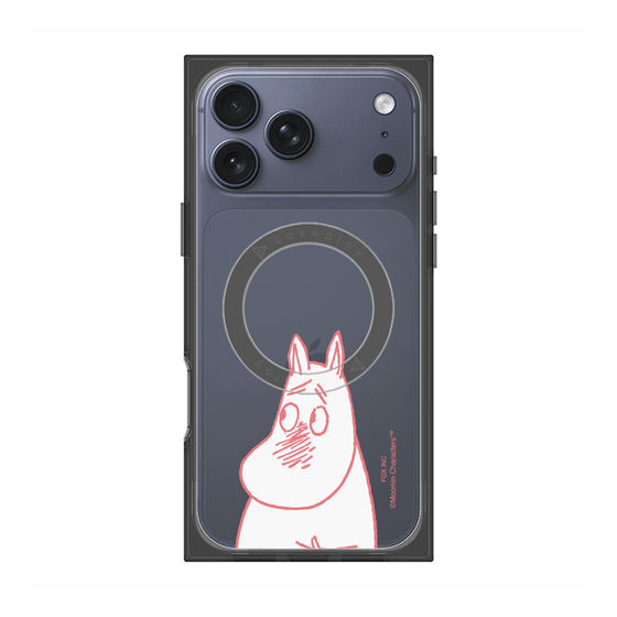 プレミアムスクエアケース with MagSafe［ MOOMIN - Blushing face ］