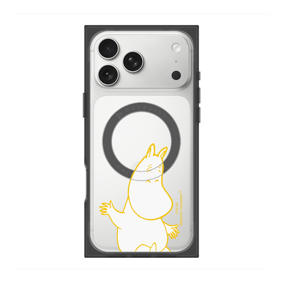 プレミアムスクエアケース with MagSafe［ MOOMIN - Happy face ］