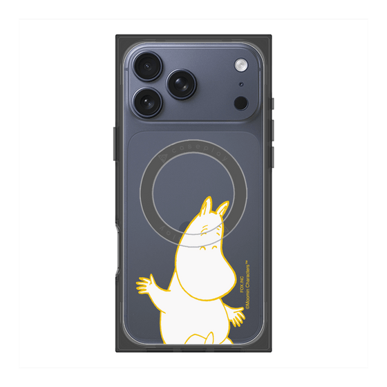 プレミアムスクエアケース with MagSafe［ MOOMIN - Happy face ］
