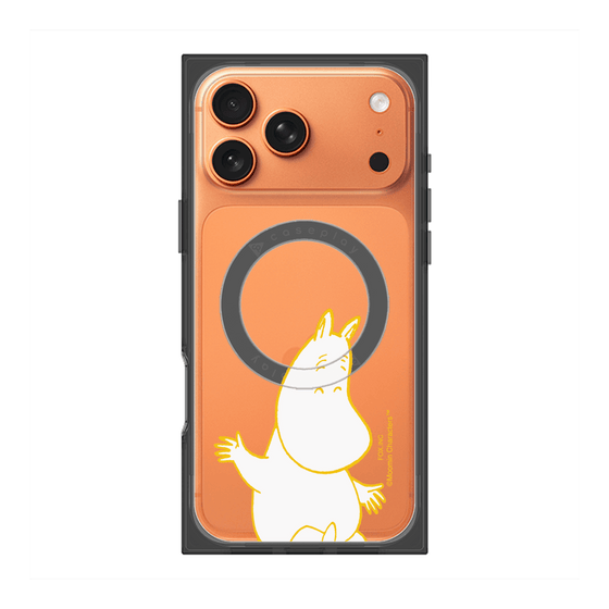 プレミアムスクエアケース with MagSafe［ MOOMIN - Happy face ］