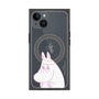 プレミアムスクエアケース with MagSafe［ MOOMIN - Fearful face ］