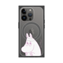 プレミアムスクエアケース with MagSafe［ MOOMIN - Fearful face ］
