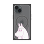 プレミアムスクエアケース with MagSafe［ MOOMIN - Fearful face ］