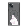 プレミアムスクエアケース with MagSafe［ MOOMIN - Fearful face ］