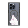 プレミアムスクエアケース with MagSafe［ MOOMIN - Fearful face ］