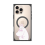 プレミアムスクエアケース with MagSafe［ MOOMIN - Fearful face ］