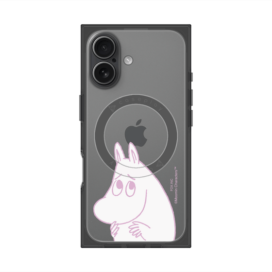 プレミアムスクエアケース with MagSafe［ MOOMIN - Fearful face ］