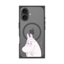 プレミアムスクエアケース with MagSafe［ MOOMIN - Fearful face ］