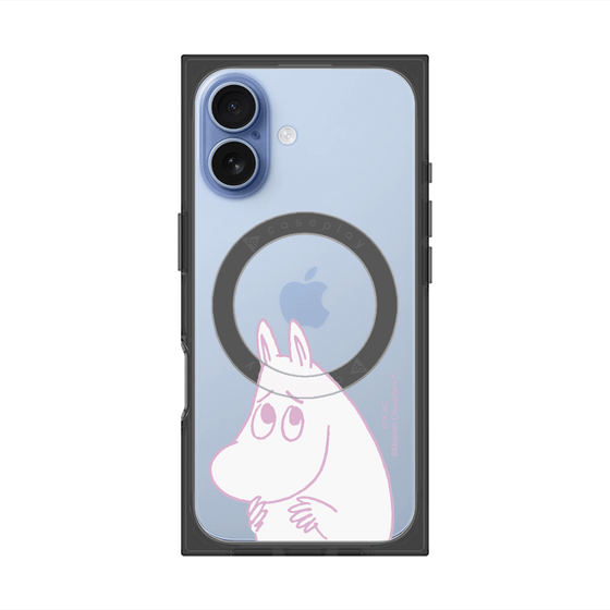 プレミアムスクエアケース with MagSafe［ MOOMIN - Fearful face ］