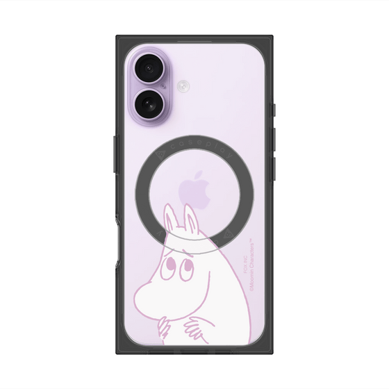 プレミアムスクエアケース with MagSafe［ MOOMIN - Fearful face ］
