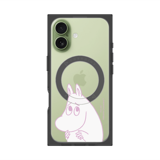 プレミアムスクエアケース with MagSafe［ MOOMIN - Fearful face ］