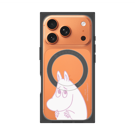 プレミアムスクエアケース with MagSafe［ MOOMIN - Fearful face ］