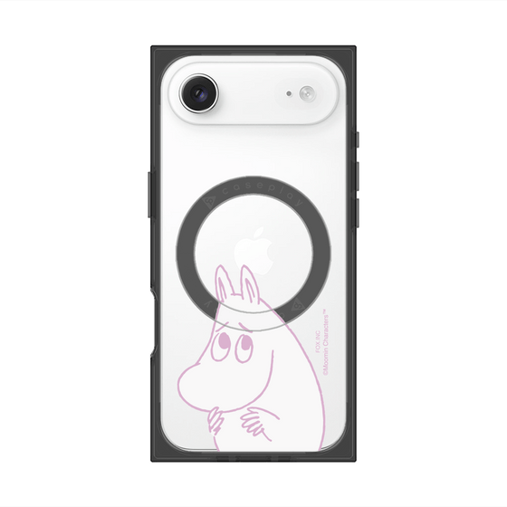 プレミアムスクエアケース with MagSafe［ MOOMIN - Fearful face ］