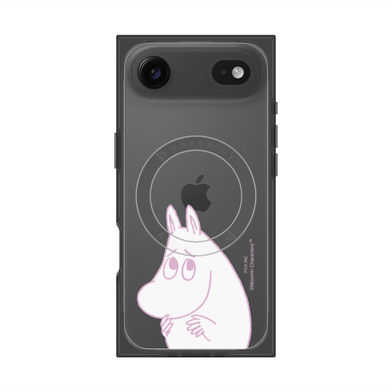 プレミアムスクエアケース with MagSafe［ MOOMIN - Fearful face ］