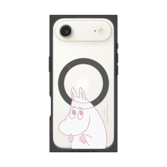 プレミアムスクエアケース with MagSafe［ MOOMIN - Fearful face ］