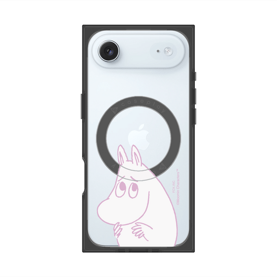 プレミアムスクエアケース with MagSafe［ MOOMIN - Fearful face ］
