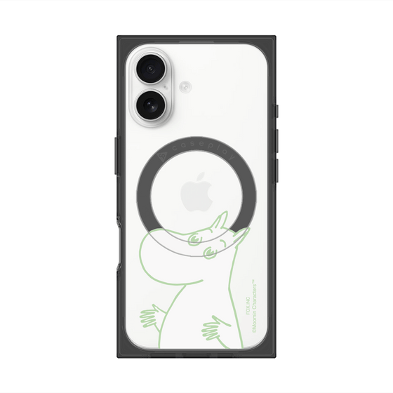 プレミアムスクエアケース with MagSafe［ MOOMIN - Sparkling face ］