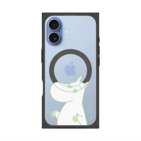 プレミアムスクエアケース with MagSafe［ MOOMIN - Sparkling face ］