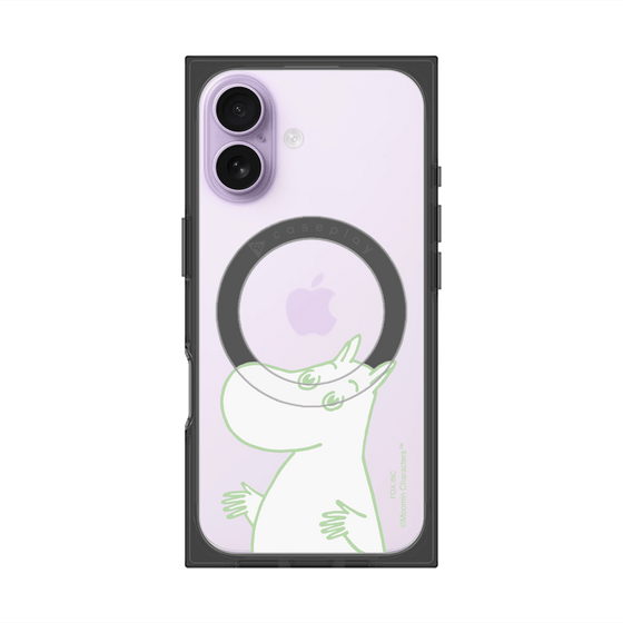 プレミアムスクエアケース with MagSafe［ MOOMIN - Sparkling face ］