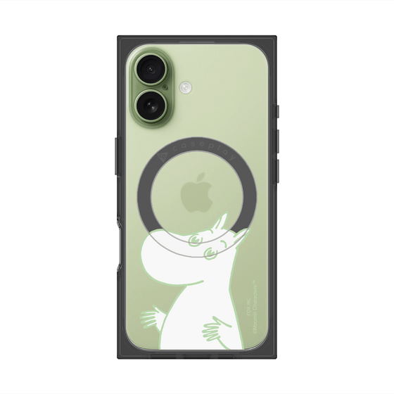 プレミアムスクエアケース with MagSafe［ MOOMIN - Sparkling face ］
