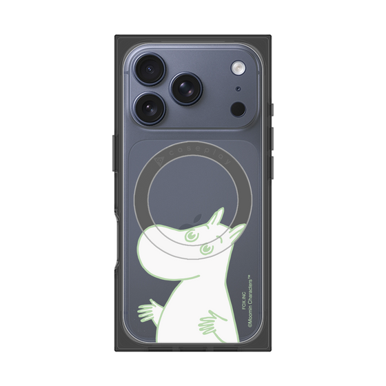 プレミアムスクエアケース with MagSafe［ MOOMIN - Sparkling face ］