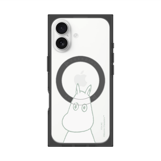 プレミアムスクエアケース with MagSafe［ MOOMIN - Troubled face ］