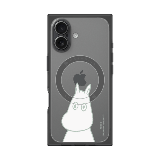 プレミアムスクエアケース with MagSafe［ MOOMIN - Troubled face ］