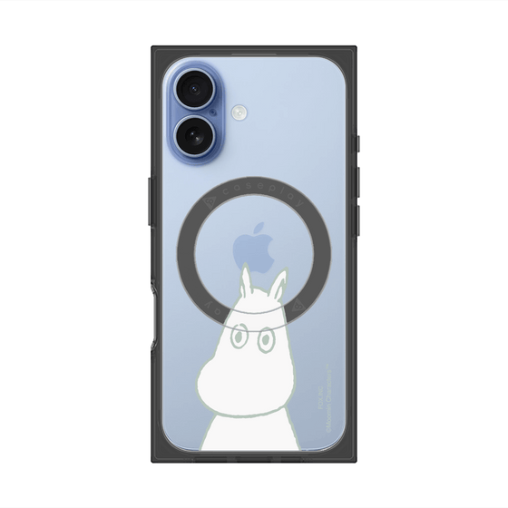 プレミアムスクエアケース with MagSafe［ MOOMIN - Troubled face ］