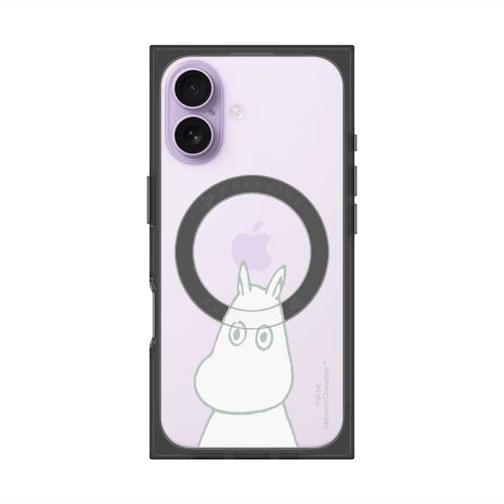 プレミアムスクエアケース with MagSafe［ MOOMIN - Troubled face ］