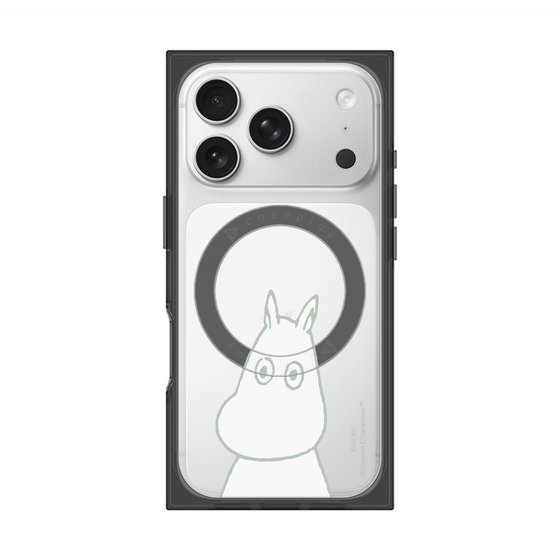 プレミアムスクエアケース with MagSafe［ MOOMIN - Troubled face ］